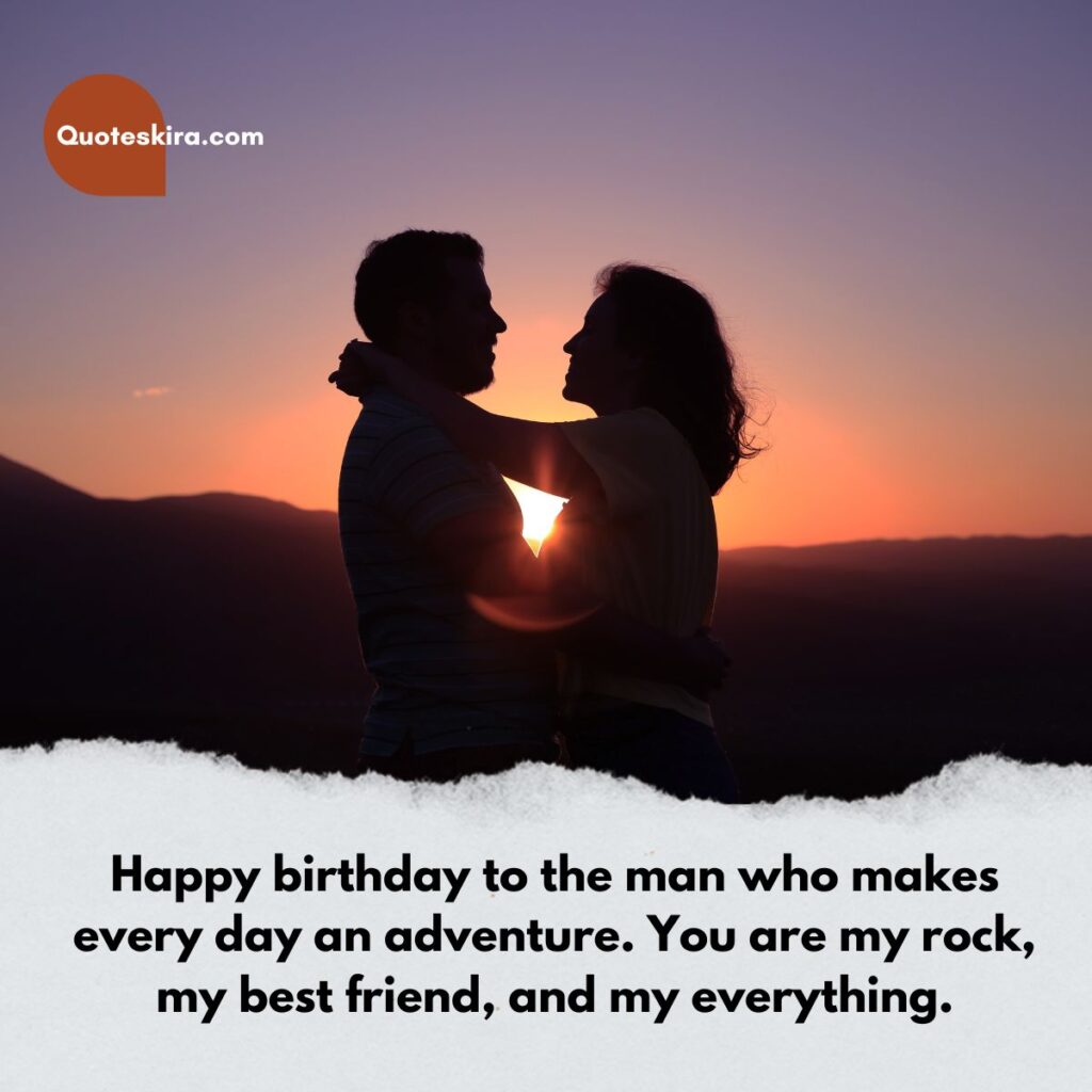 Romantic birthday wishes for Husband
